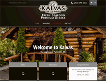 Tablet Screenshot of kalvastheloghouse.com